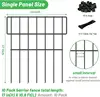 Outdoor Garden, Iron Small Fence, Small Branch Decoration Villa Park Flower Garden Pet Garden Fence 4