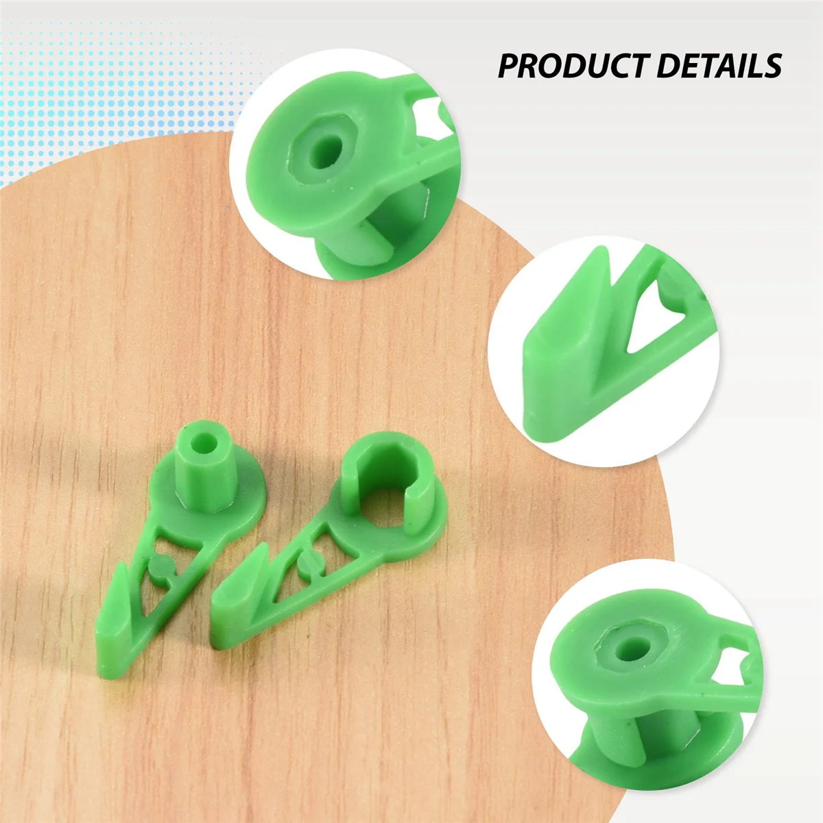 Pinzas ajustables para entrenamiento de tallo de plantas, 60 piezas, 360 grados, para ramas de plantas, Control de plantas