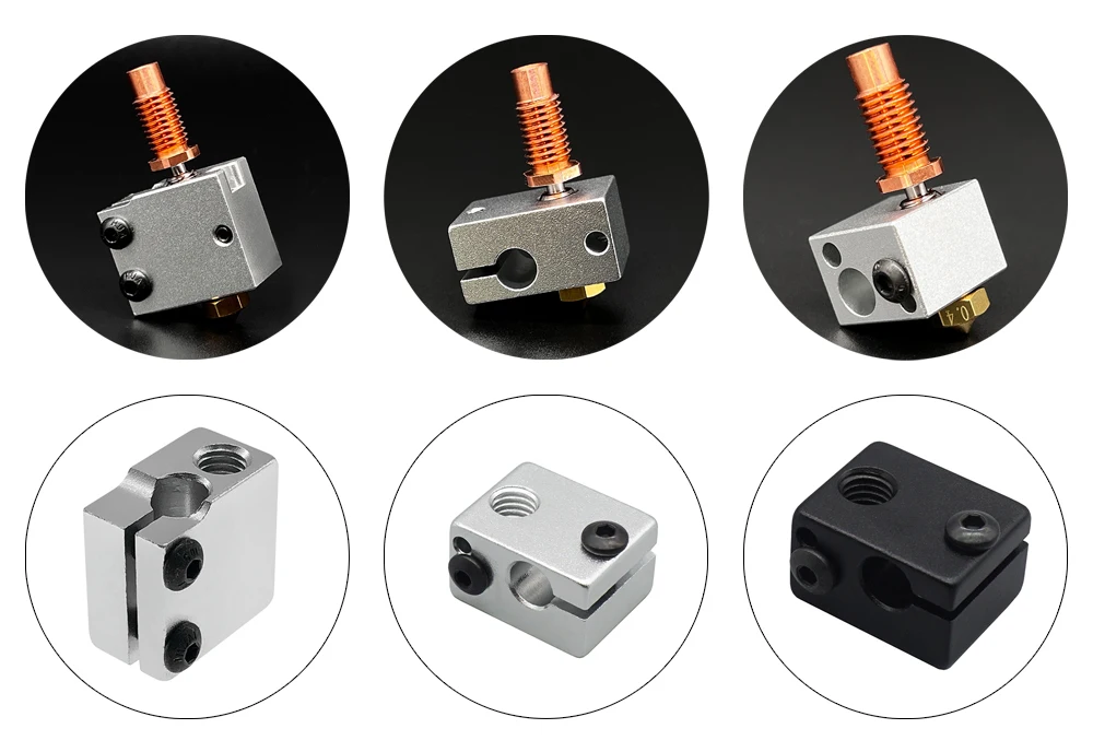 Hot-3d v6 titânio liga cobre e3d v6