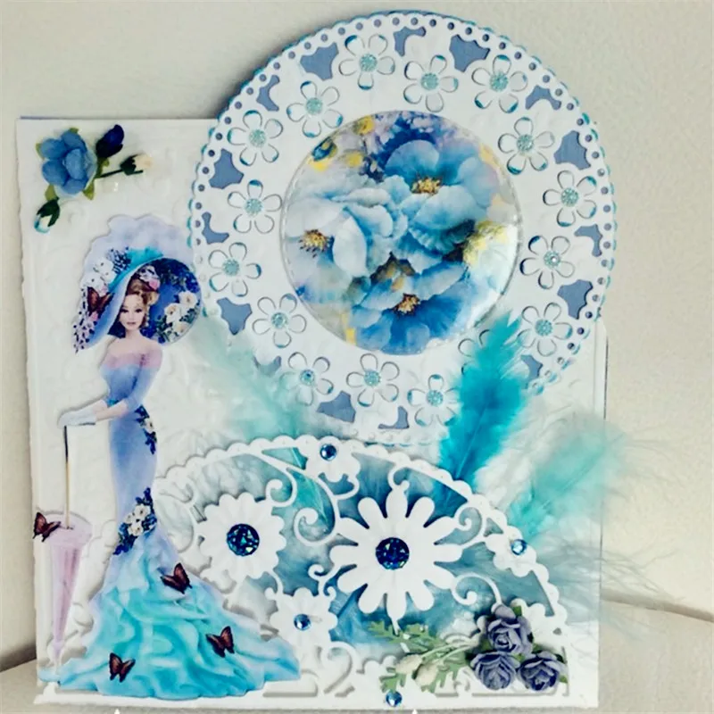 

3D flower Metal Cutting Dies Stencil Scrapbooking Photo Album Card Paper Embossing Craft DIY