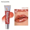 1PC Glitter Lip Gloss Moisturizing Fruit Lip Oil Transparent Fullness Lips Tint Soft Tube Makeup Lip Beauty Care 3