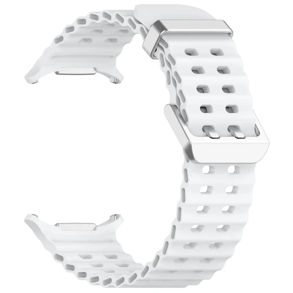 Magnetic Folding Buckle Silicone Strap Replacement Bracelet Watchband