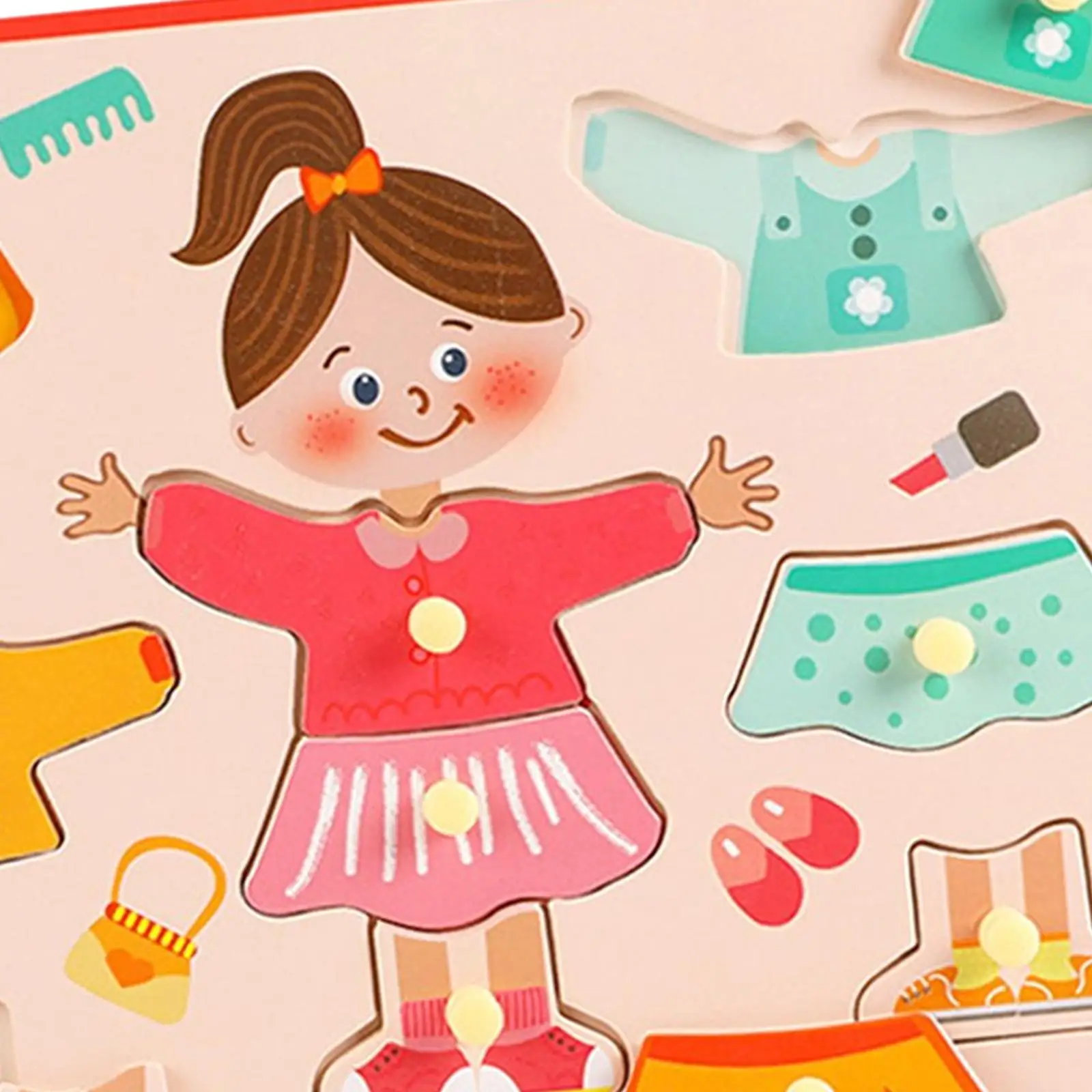 Dress Up Toy Learning Activities Puzzle for Preschool Birthday Gift
