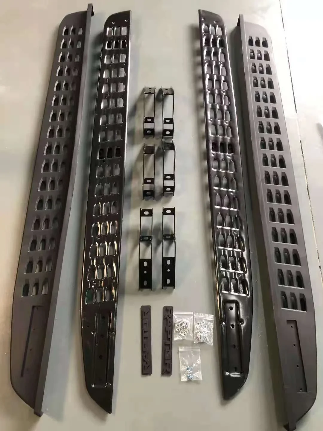 Other Exterior Pickup Parts Side Running Board Side Steps Steel Nerf Bar Raptor Style Bar For Truck Ranger custom