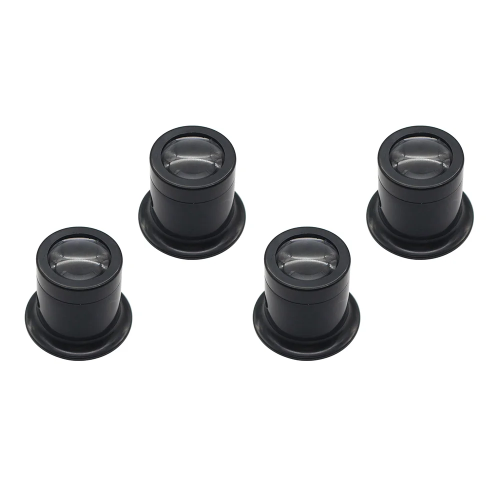 

4 Pcs Watch Repair Magnifying Glass Jewelers Loupe Eye Magnifier 10x Mini Magnates Tool Jewelry Kit Plastic Child