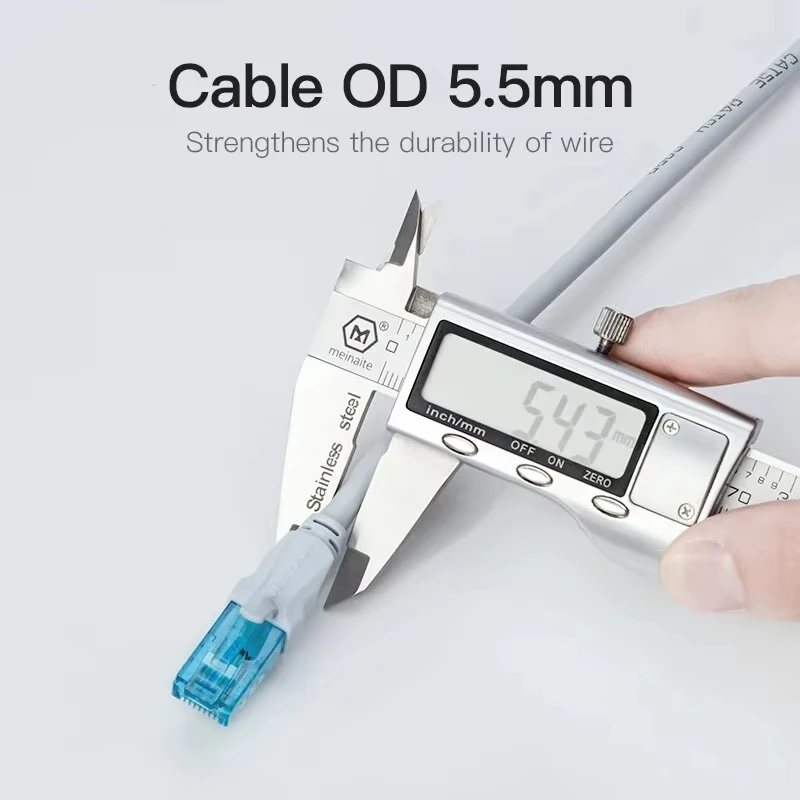 Vention High-Speed Gigabit Ethernet Cable, Cat5e Shielded LAN Cord, 1m
