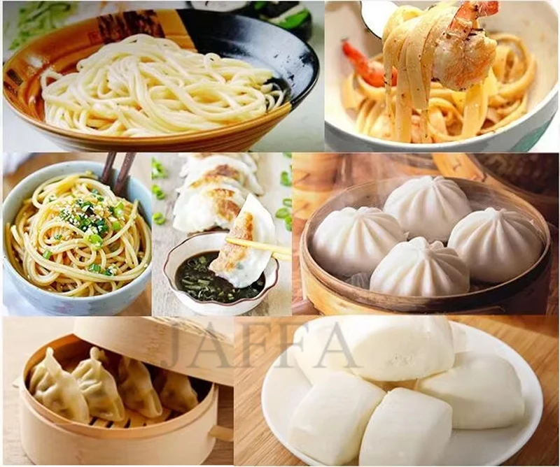 Description Picture 3 of itemNoodle Press Machine Electric Dough Roller Stainless Steel Desktop Pasta Commercial Kneading Dumpling Pasta Maker 220V