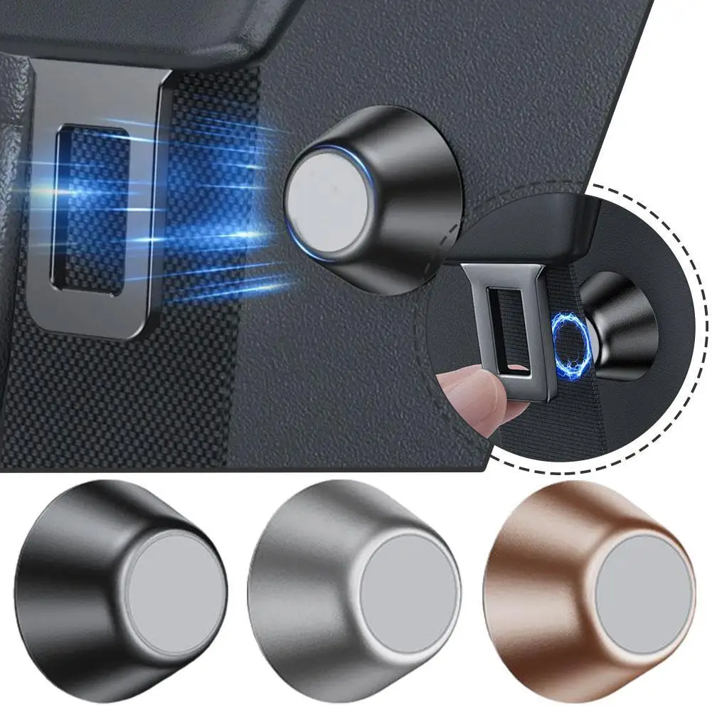 Magnetic Car Seat Belt Holder Fixing Clip 751 Alloy Seatbelt Limiter Stopper Car Interior Accessories car accessories seat belt clip seat belt stopper car seat belt accessory
