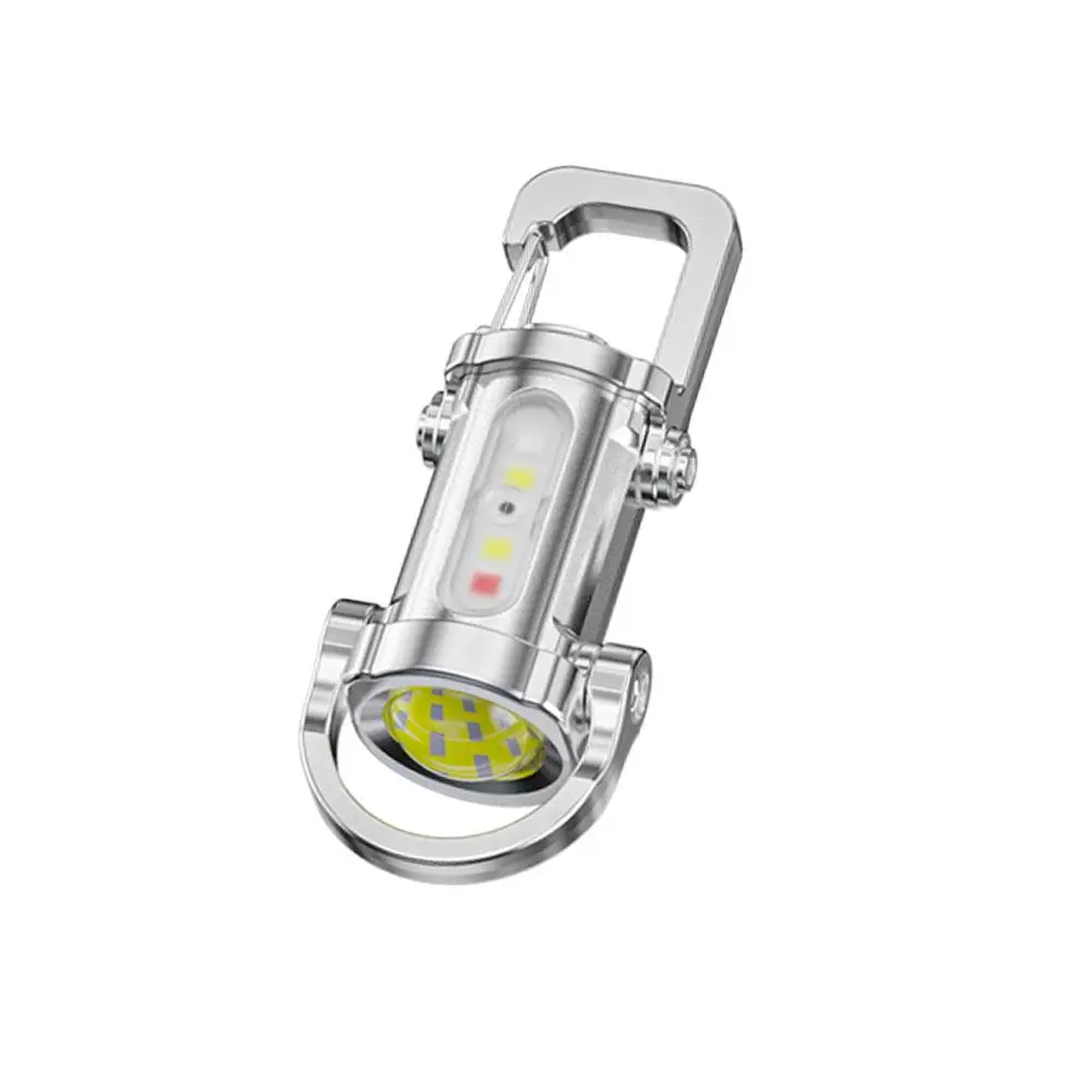 سلسلة مفاتيح صغيرة قابلة لإعادة الشحن مشاعل متعددة...