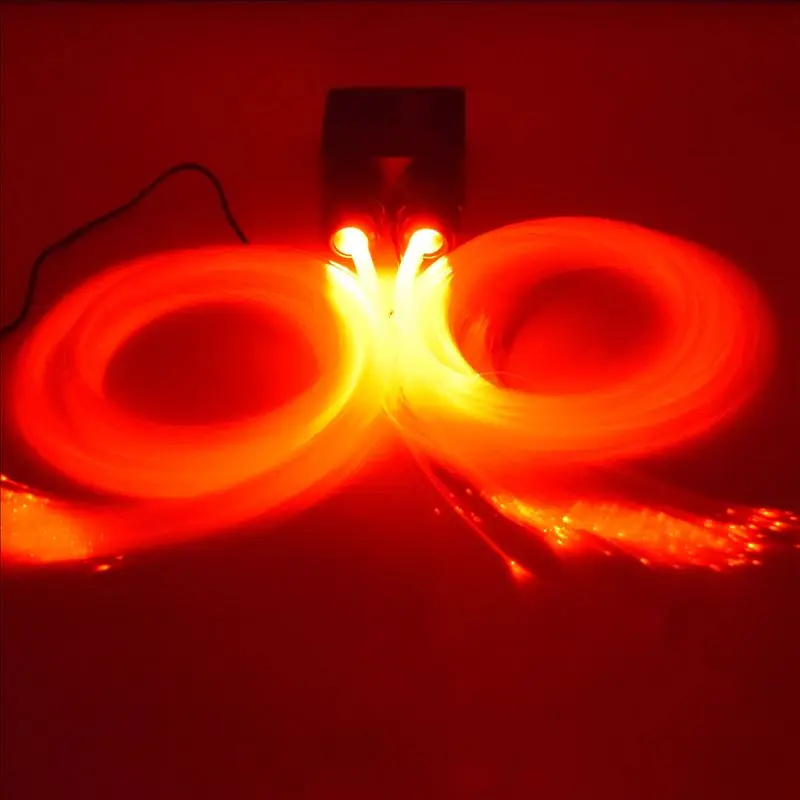 LED Fiber Optic Light APP Music Control RGBW LED Light Engine Meteor Fiber Optic Engine 2 In1 1X 16W 32W 6W