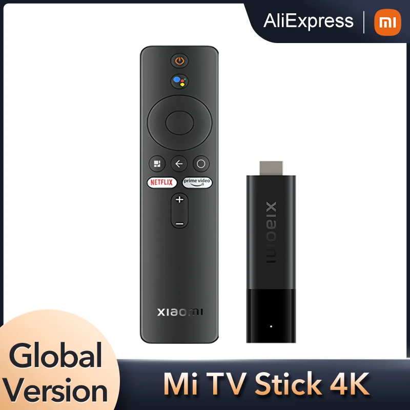Новинка 2022 телефон Xiaomi Mi TV Stick 4K Android Bluetooth 5 0 2 Гб ОЗУ 8 ПЗУ Netflix Prime Video и Youtube Wi-Fi box |