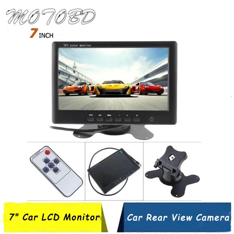 

Modern Wireless Vehicle Truck , 7" Car LCD Monitor + 2 IR Night Vision Waterproof Backup Rear View