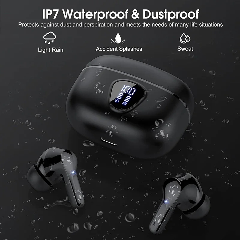New Wireless Earbuds HiFi Stereo Headphones with ENC Noise