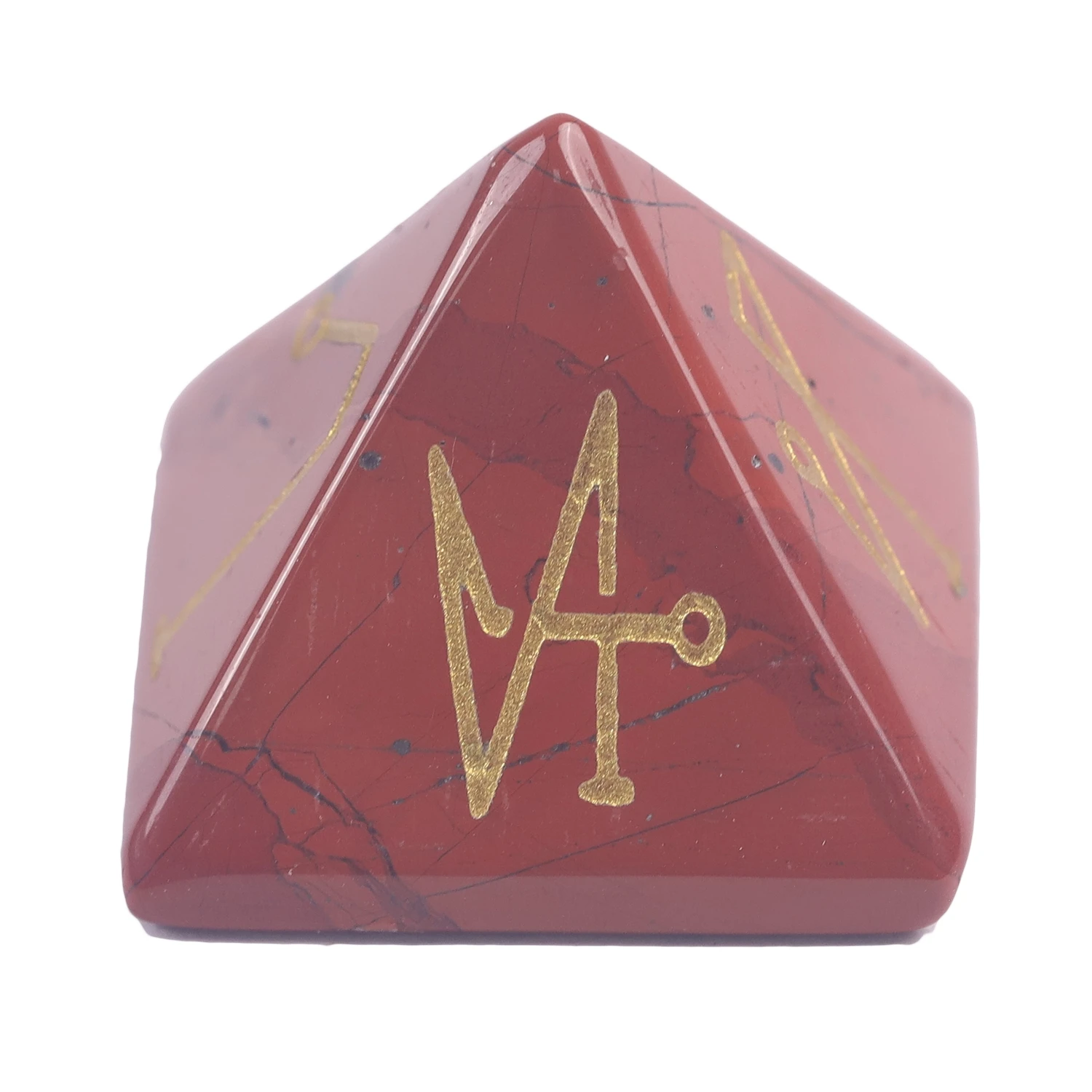 Genuine Amethyst Crystal Pyramid Energy Healing Stone Jewelry