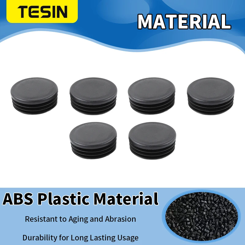 TESIN Car Chassis Round Hole Dust Waterproof Plugs Cover for