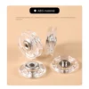10Pcs Transparent Fastener Sewing Accessories Invisible Acrylic Snap Fastener Round DIY Press Stud 4