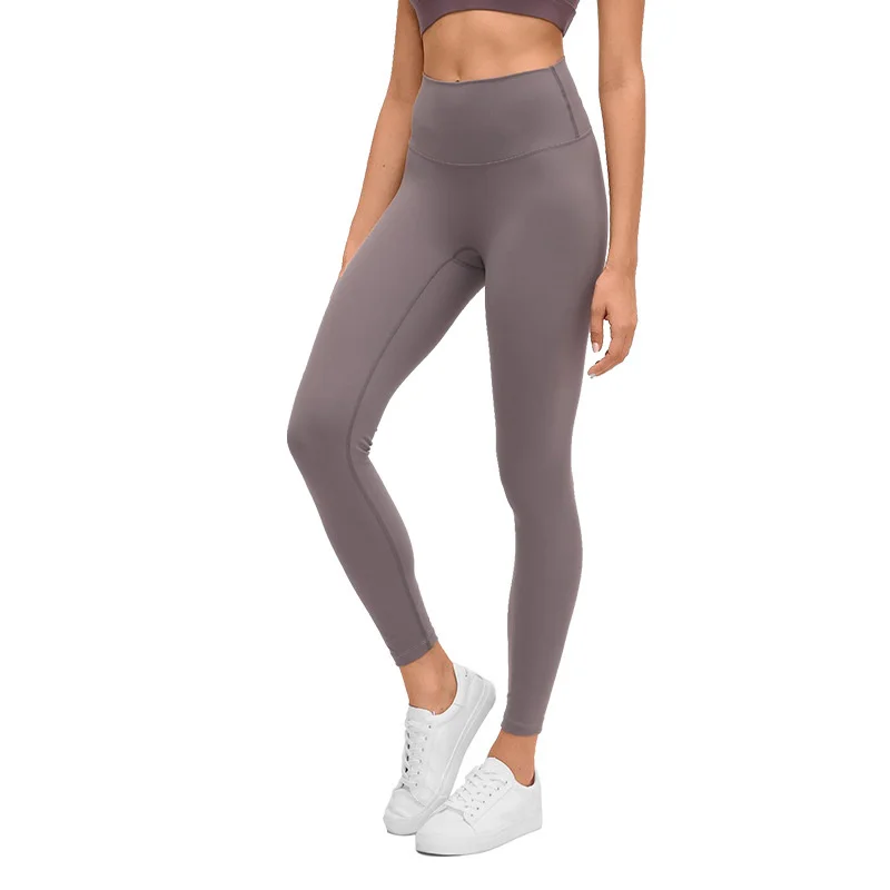 Women Sports Leggings 2022 Atutumn Yoga Pants Women's Solid Seamless High Waist Hip Lifting Elastic Fitness Pants