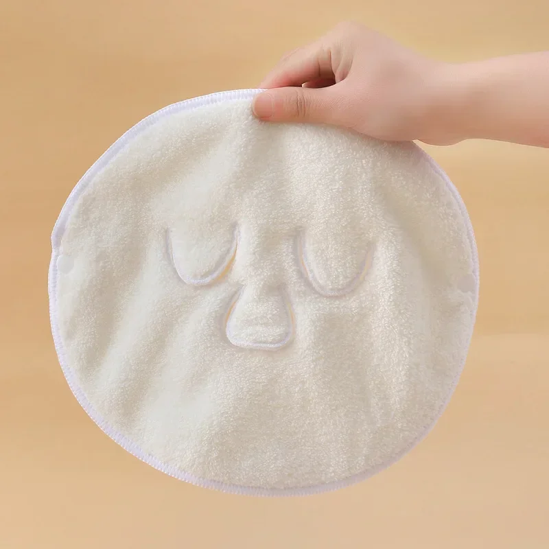 Hot Compress Face Towel Reusable Cotton Thickened Face Steaming Towel Moisturizing Mask Beauty Skin Care Tool for Salon Home Use 3