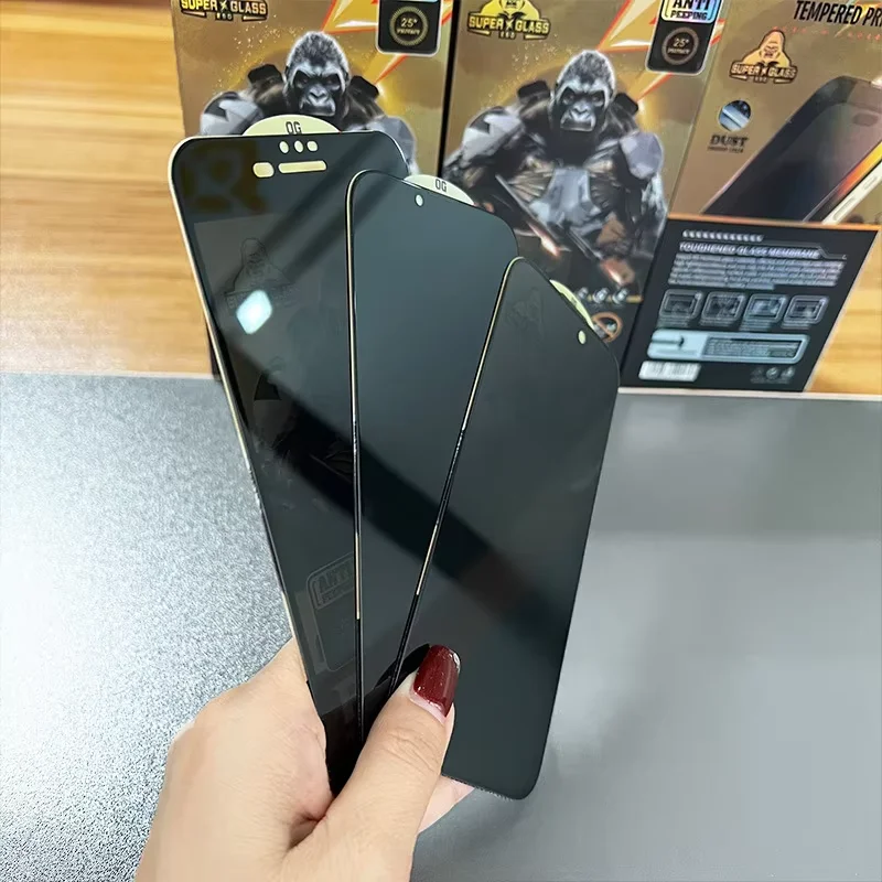 OG Glass ESD protezione dello schermo Privacy per iphone 16 15 14 13 12 11 Pro M