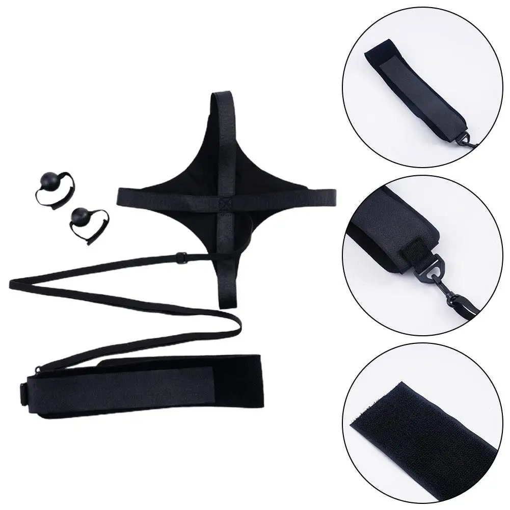 Volleyball Training Equipment Aid Practice Trainer with Adjustable Belt for Serving Setting Spiking Training Returns Ball