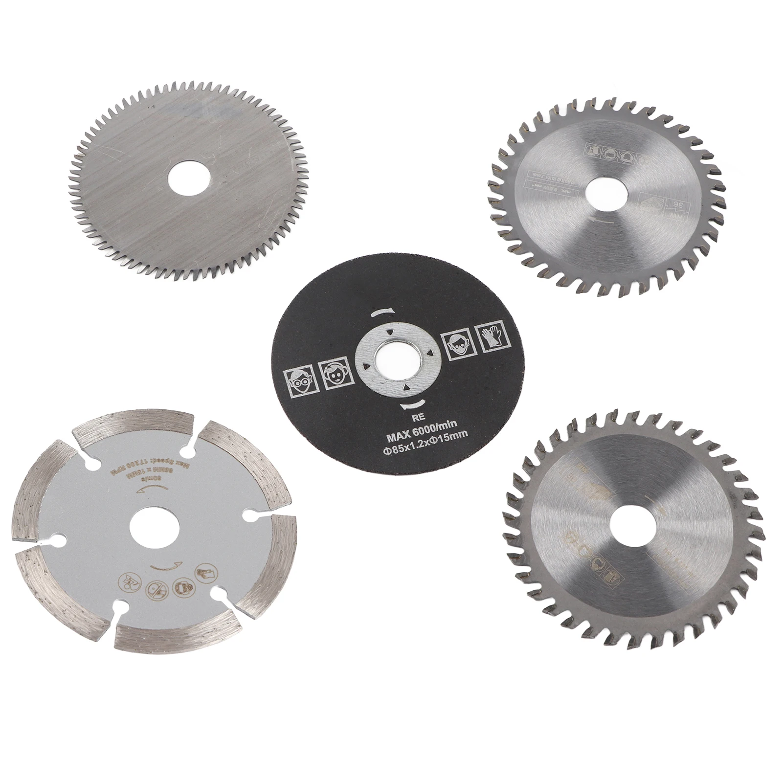 Circular Saw Blade Saw Cutting Blade 85mm Inner Diameter 15mm Mini Carbide Circular for Cutting Tool Disc