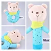 Colourful Animal Rattle Plush Stuffed Handbell Baby Soft Rattle Toys Early Development Shaker Crinkle Squeaky Sensory Rattles 4