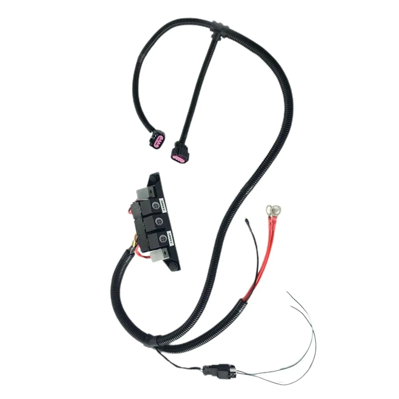 

Dual Electric Fan Wiring Harness Kit Directly Replace for 1500 2500 Easy