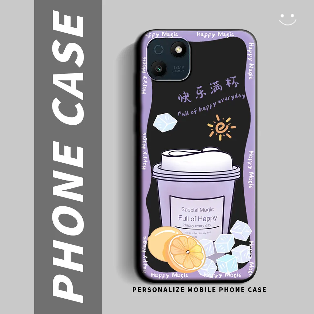 Cartoon Cute Flower Shockproof Silicone Soft Phone Case with Back Cover Shell