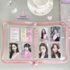 Korea Cat A5 Binder Photocard Collect Book Glitter Photo Transparent Album Postcards Storage Book 3