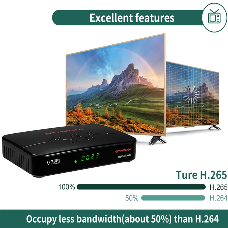 GTMEDIA  TV ù ECAM, MARS, CCAM, VCM, ACM, Ƽ Ʈ, T2MI, Ƽ , CA ī  TV ڽ, V7 Pro DVB-S/S2/S2X + T/T2