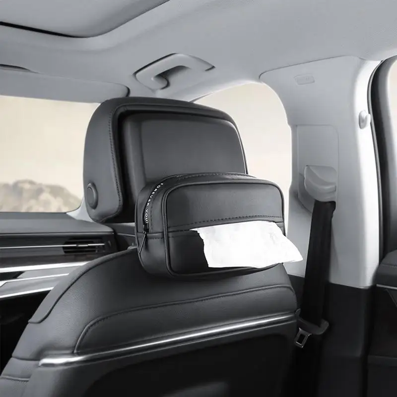 

Автомобильная коробка для салфеток, прочный кожаный автомобильный диспенсер для салфеток, стильное украшение, держатель для салфеток автомобиля, аксессуары для интерьера автомобиля