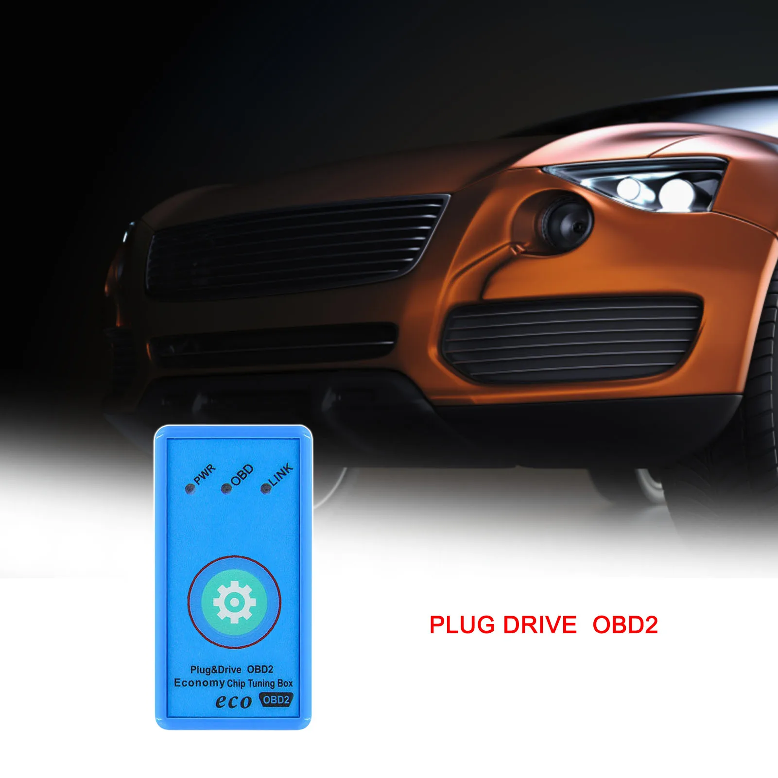 1PC Car Replacement Economy Fuel Saver Eco OBD2 Economy Chip Tuning Box For Car Petrol Saving Accessories More Power New