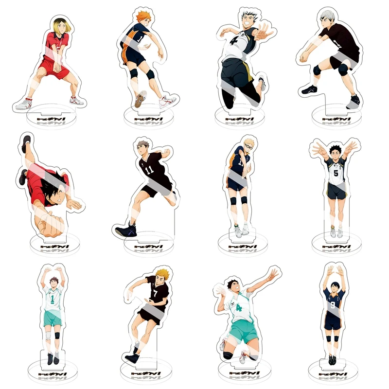 

Hot Haikyu!! to the Top Love Thank You Haikyuu Hinata Kageyama Tsukishima Sugawara Family Acrylic Stand Figure Model Toys