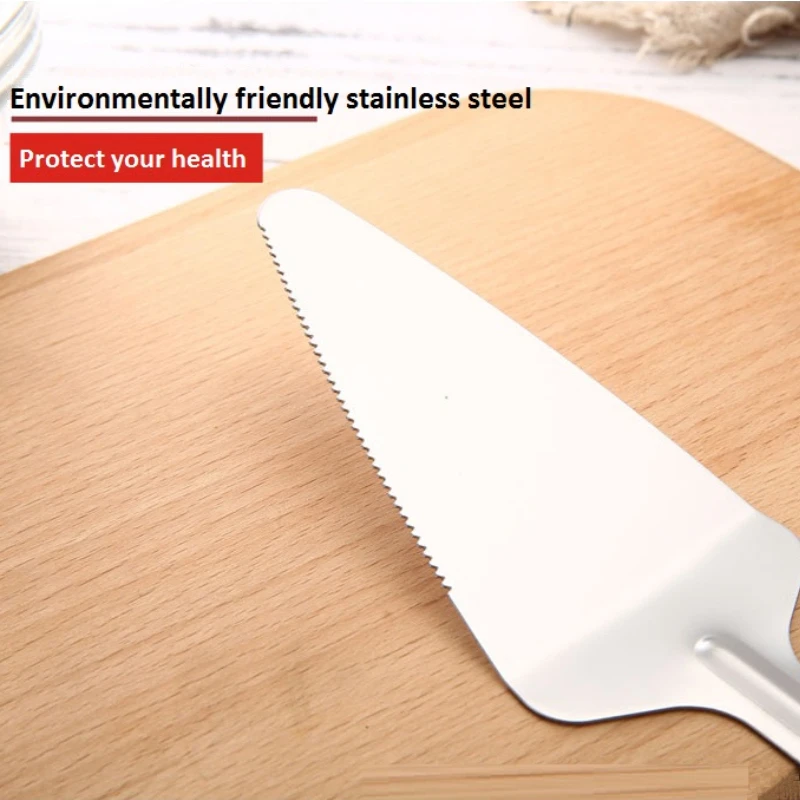 Pizza and Cake Cutter Stainless Steel Cake Pizza Shovel Knife Butter Knife Cheese Dessert Cutlery Bakeware Cake Spatula Tool Baking Pizza Pan Tools