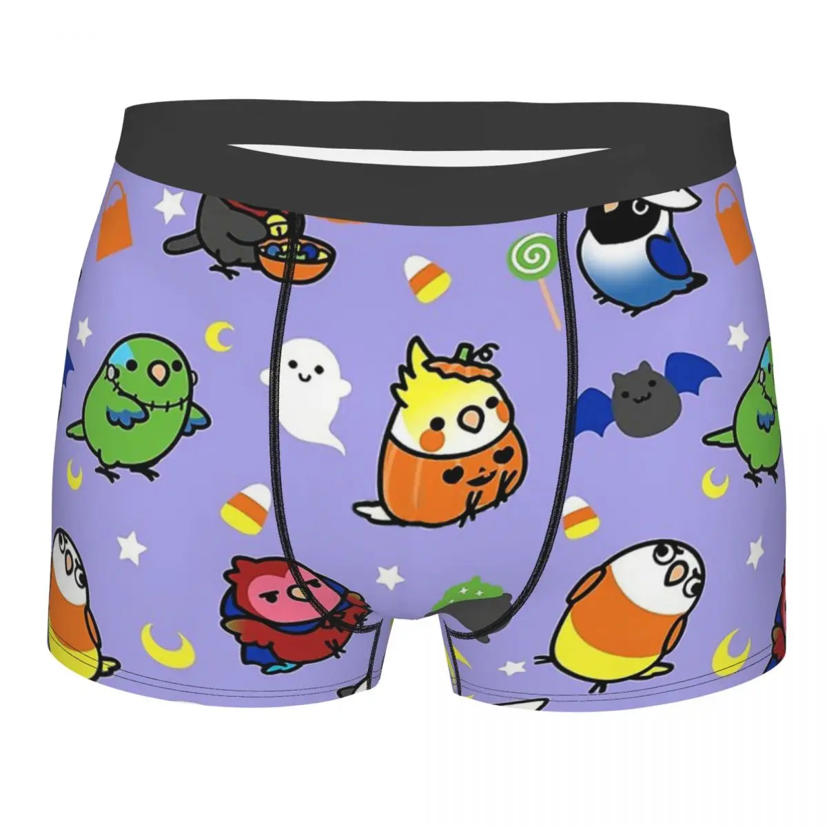 

Chubby Halloween Adventures V2 Parrot Bird Underpants Homme Panties Man Underwear Ventilate Shorts Boxer Briefs