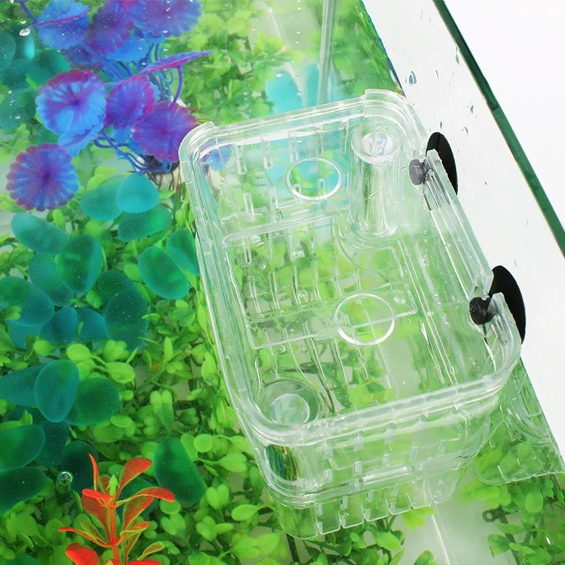 Acrylic Fish Tank Breeding Isolation Box Aquarium Hatchery Incubator Holder Accessories