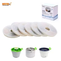 6Pcs/8Pcs Pack Automatic Water Dispenser for Cats and Dogs  Activated Carbon Filter Element Pet Water Dispenser Filter Cotton 1