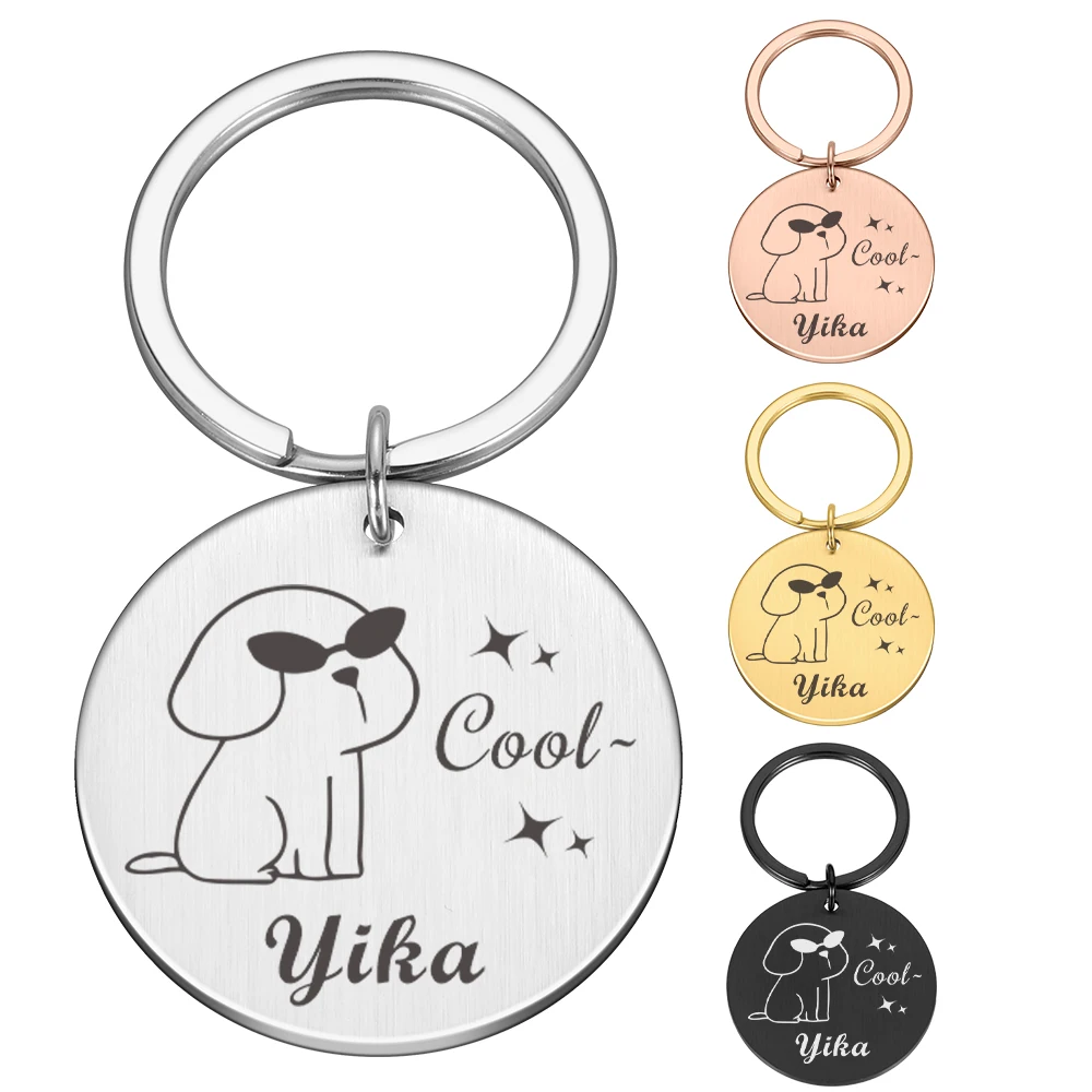 Custom Anti-lost Dog ID Tags Planet Gift for Personalized Pets Collar Tags  for Dog Owner