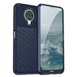 Premium Shockproof Silicone Phone Case - Luxury Design for Nokia 6.3 (Blue)
