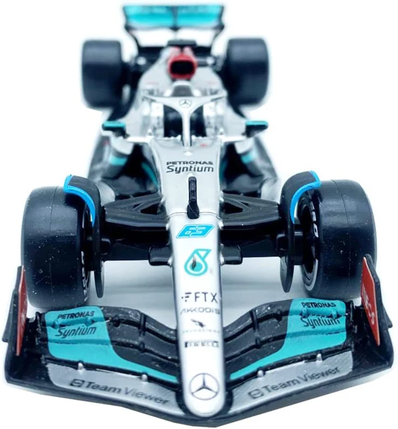 Bburago 2022 F1のメルセデスベンツamg W13レーシングカー #44