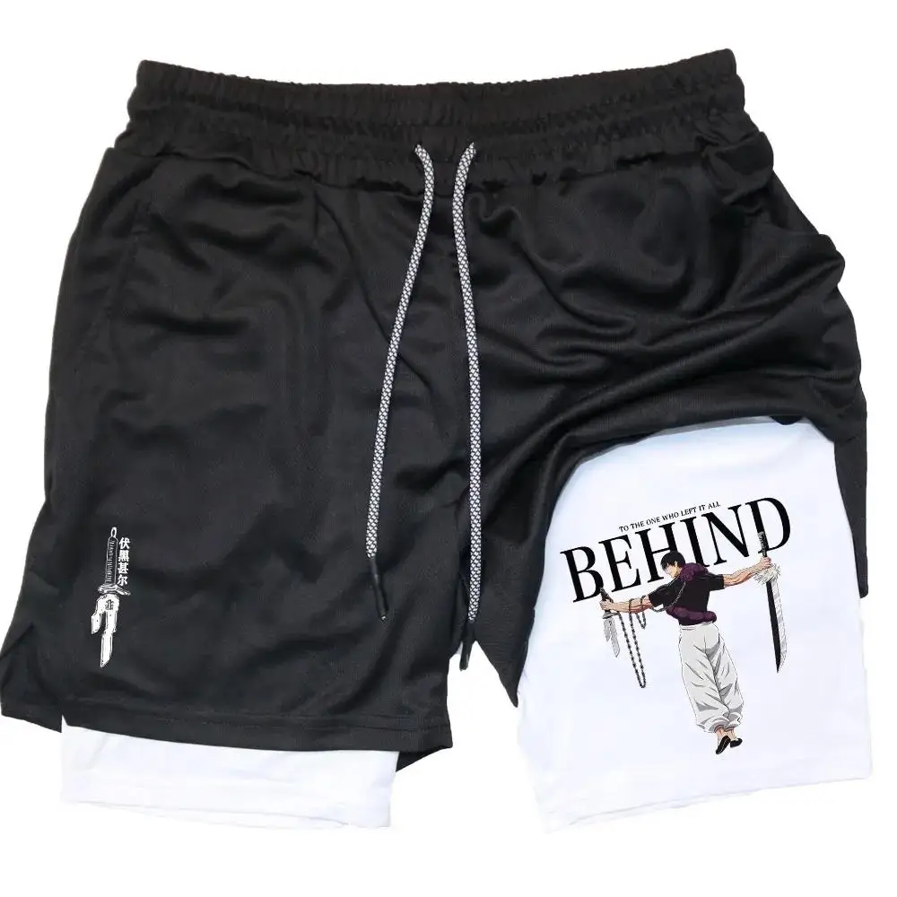 Anime Jujutsu Kaisen GYM Shorts Men sports shorts sport shorts