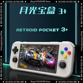 Retroid 포켓 3 + 핸드헬드 콘솔, 4.7 인치 터치 스크린, 4G + 128GB, 안드로이드 11 백라이트 450 니트 비디오 출력 게임 플레이어, 신제품