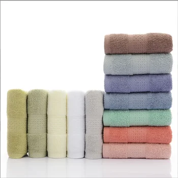 Serviette de visage 100% coton, absorbante, pure, lavage des mains, bain du visage, en microfibre, salle de bain, maison, hôtel, adulte 1