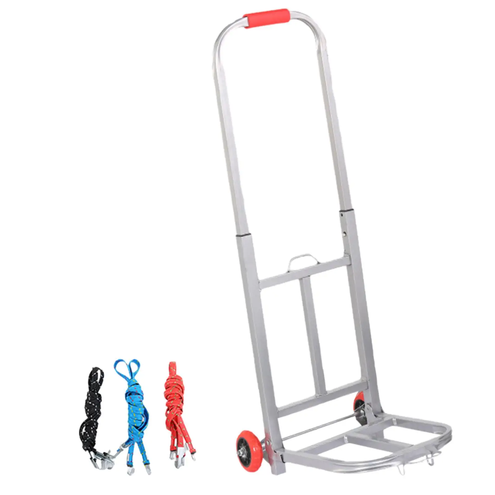 

Foldable Folding Hand Truck Luggage Handcart Metal Frame for Personal Travel