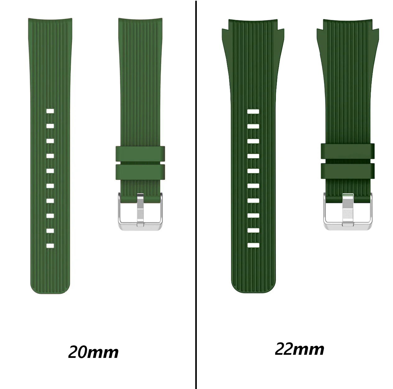 Premium Silicone Watch Band Strap - Universal Design