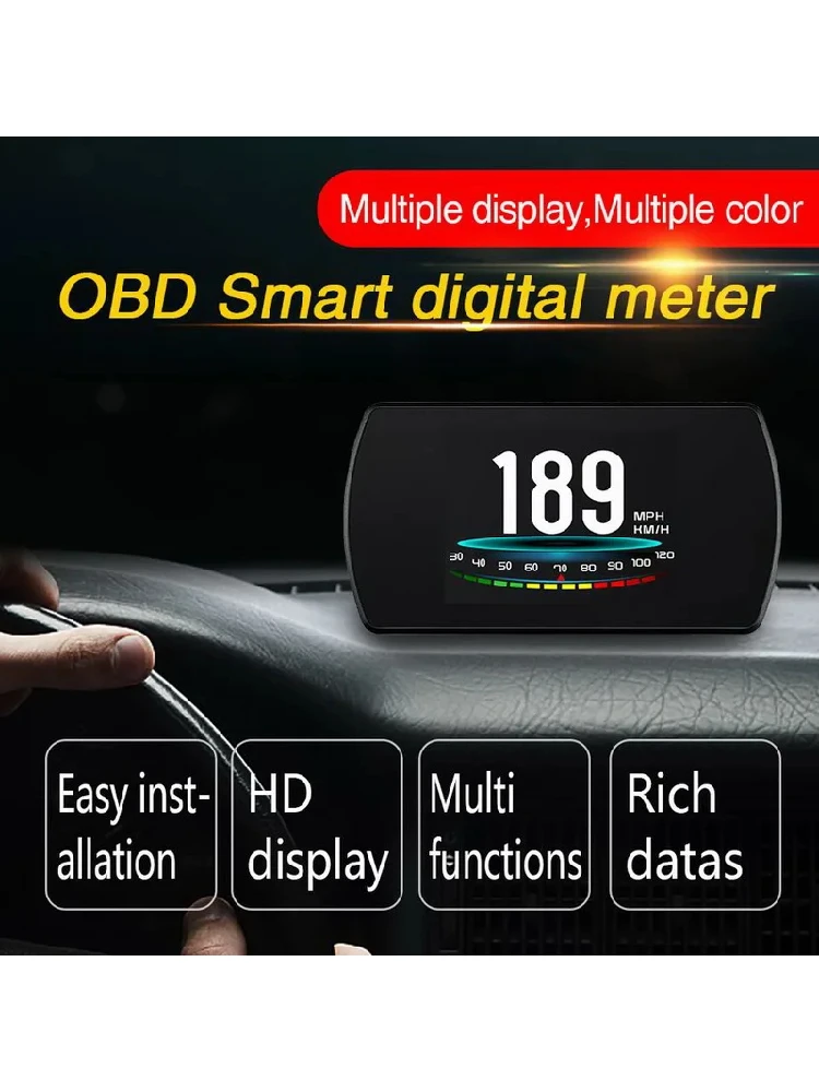  HUD 5.8 TFT OBD2 º ǻ  ڵ ӵ , ӵ  ,  ÷, P12