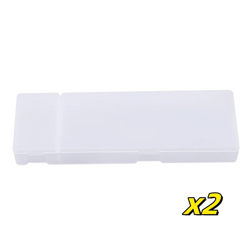 Matte Transparent Plastic Pencil Case in Frosted Pastel Colors