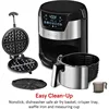 GAFW598 2 in 1-5-Quart Digital Air Fryer + Waffle Maker 6