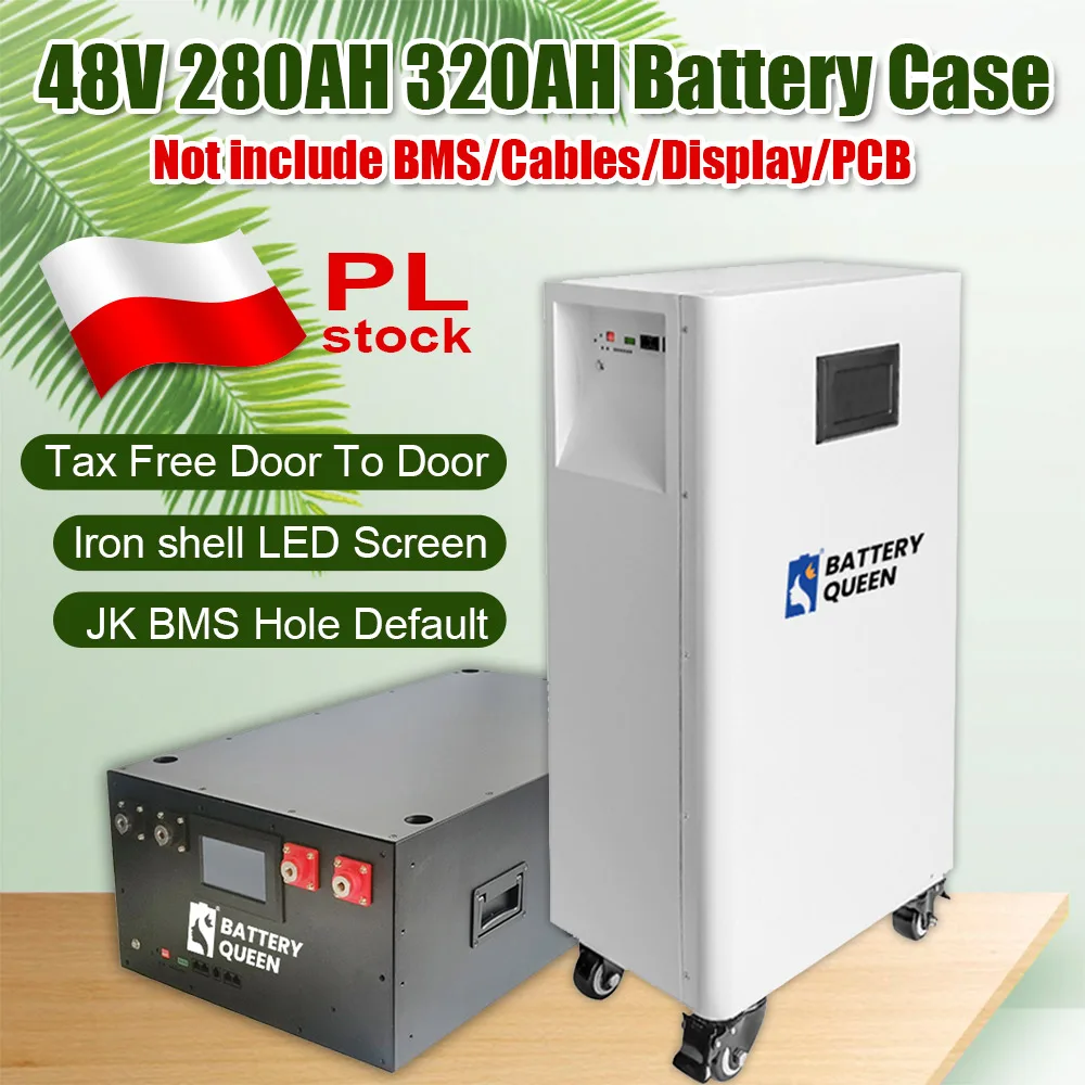 แบตเตอรี่ Pre-sale Poland JK V19 BMS Hole Lifepo4 48V 280AH 320AH 15KWH กล่องแบตเตอรี่ DIY Case JK-PB2A16S20P Hole Tax Free Solar 1
