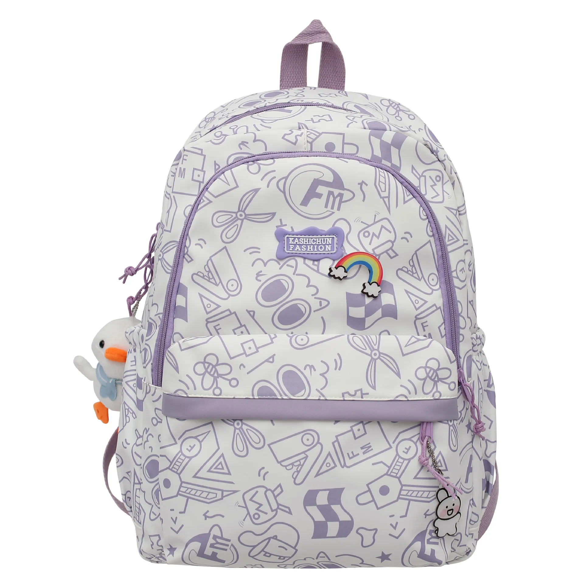 

Quality Waterproof Large Capacity School Backpacks for Teenager College Students Cute Women Girls Casual Travel Shoulder Bags